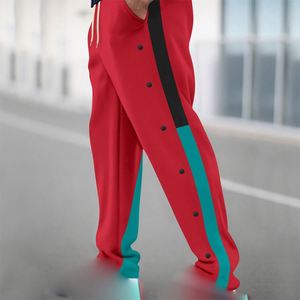 กางเกงบาสเก็ตบอลผ้าโพลีเอสเตอร์ 100% ระบายอากาศได้ดี แบบฉีกได้ สไตล์สปอร์ต ทรงหลวม - Product Image 6