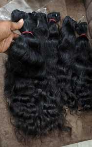 Extensiones de cabello humano indio, extensiones de cabello ondulado - Product Image 4