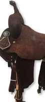 Selle de cheval de course western de luxe pour sports de plein air, en cuir de buffle 100% premium, avec arbre en bois fait main, quincaillerie en laiton, personnalisable