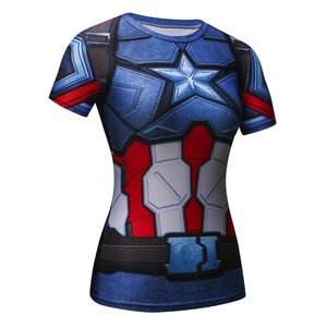 Updated Design <b>Women</b> <b>Rash</b> <b>Guard</b> Compression Shirt Sportswear with Custom Logo short Sleeves and Breathable Feature - Product Image 1