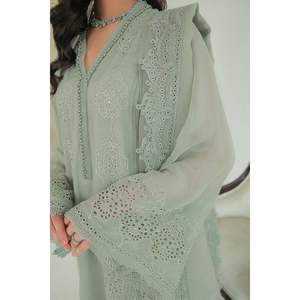 Conjunto de Traje de Mujer en Chifón Bordado UF-234 - Product Image 6