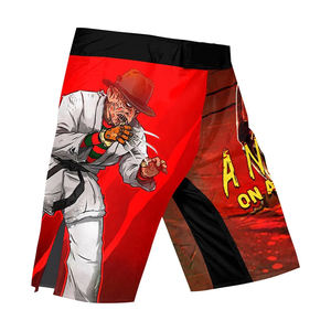 Ropa de Artes Marciales Personalizable al por Mayor, Secado Rápido, Elástica, Ligera, 100% Poliéster, Impresión por Sublimación, Pantalones Cortos de MMA para Hombre - Product Image 2