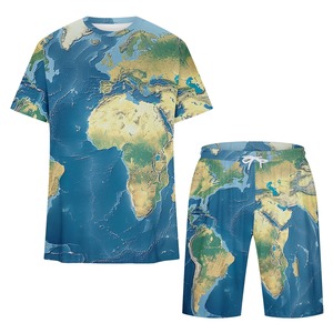 2025ชุดวอร์ม2ชิ้นสำหรับผู้ชายกางเกงขาสั้นลำลองใหม่ล่าสุดฤดูร้อน - Product Image 5