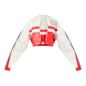 Veste de course de moto en cuir extérieur de haute qualité pour femmes en gros Nouveau design Vestes en cuir - Product Image 1