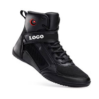 Chaussures de boxe professionnelles pour hommes 2026 de haute qualité, à lacets, pour l'entraînement estival, la lutte, le fitness, les arts martiaux, avec semelle intérieure en caoutchouc et PU pour l'hiver