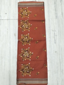 Colección Shubham 2026, Impresionante Saree Indio de Moda con Lujoso Estampado Floral, Elegante Borde de Encaje Intrincado - Product Image 2