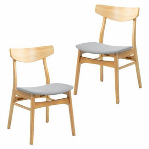 Chaise de salle à manger en teck minimaliste de luxe, faite à la main, sculptée à la main, sans accoudoirs, pour meubles de maison - Product Image 1