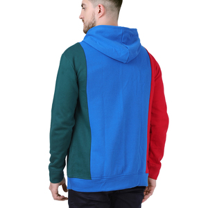2024 haute qualité sur mesure hommes sweat à capuche coton Polyester multicolore bloc conception nouveau Style tirer capuche - Product Image 2