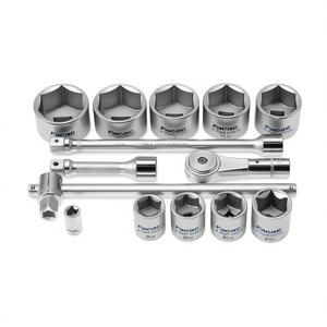 Facom 1'' <b>Drive</b> 6-Point Sockets Set 41 to 80 mm High Quality Socket Tool - Product Image 2