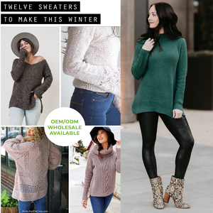 Pull d'hiver décontracté pour femme personnalisé, 100% coton biologique, anti-boulochage, tricot personnalisé, fournisseur bangladais - Product Image 5