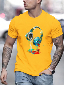 Camisetas con estampado personalizado para hombre Camiseta con estampado vintage Lavado con ácido/lavado Hecho con algodón suave 100% Hecho en Pakistán - Product Image 4