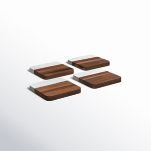 Posavasos de madera de mármol cuadrado más vendido 2025, diseño de nogal para café, té, jugo para restaurante en casa, Bar y otras ocasiones - Product Image 4