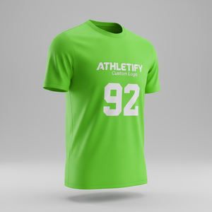 Maillot de football personnalisé avec logos, noms de joueurs et numéros personnalisés en 100% polyester pour un ajustement confortable - Product Image 1