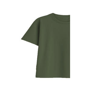 Camiseta Larga de Manga Media con Cuello Redondo para Mujer, Talla Grande, 100% Algodón Orgánico, Transpirable y Ecológica, Color Gris Casual - Product Image 6