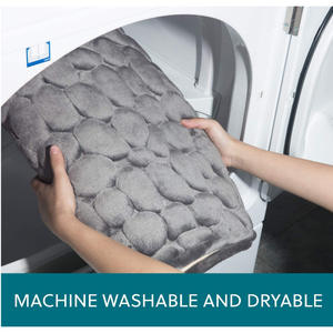 Alfombra de Franela de Lujo con Detalles en Relieve, Hecha a Mano, con Patrón Sólido Personalizado para Decoración Lateral del Sofá - Product Image 6