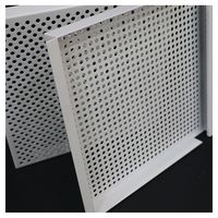 Prima haute qualité Installation facile grille décorative en aluminium faux plafond carreaux 50mm conception de tuyau rond