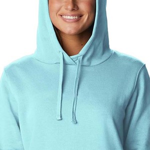 Pull à capuche grande taille pour femmes, tissu en coton respirant avec logo brodé, nouvelle arrivage avec logo personnalisé - Product Image 4