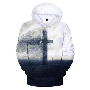 Sweat-shirts pour hommes de conception haut de gamme, 100% coton, hip-hop, surdimensionnés, impression personnalisée, automne, haute qualité - Product Image 5