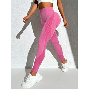 Leggings de yoga de gym XL pour femmes, pantalons en polyester léger de haute qualité, motif solide, impression sublimée, mieux conçus - Product Image 4