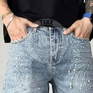 Venta en línea Cintura elástica Pantalones cortos deportivos de secado rápido para Fitness Hecho en Pakistán Pantalones cortos con diamantes de imitación - Product Image 6