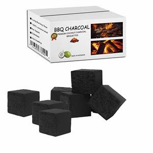 Offre Spéciale 10Kg Briquette Noire Naturel Coquille De Noix De Coco Matériel Extérieur BBQ Grill Charbon De Bois Exportation Directe Indonésie pour L'europe - Product Image 5