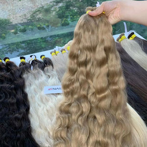 Cheveux vietnamiens bruts de luxe premium NASA Bulk - 100% naturels, non traités, extensions super double drawn, toutes les couleurs, salons - Product Image 2