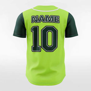 Maillot de baseball boutonné pour hommes de la meilleure qualité 100% polyester sublimé fournisseur de maillot de baseball en gros du Pakistan - Product Image 5