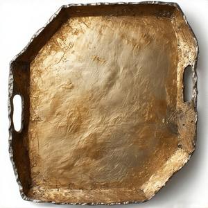 Plateau de service de qualité supérieure Prestige Lane avec finition en fonte d'aluminium forgé au design rectangulaire classique et poignée à bord incurvé élégant - Product Image 3