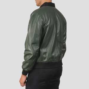 Chaqueta de Motociclista de Cuero Genuino Nueva de Otoño Invierno para Hombre, Entallada, con Cuello Alto y Logotipo Frontal, Impermeable con Capucha - Product Image 3