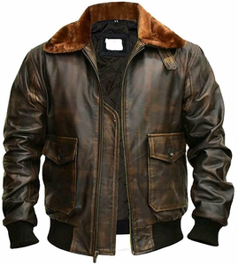 Premium Quality Breathable Leather <b>jacket</b> for <b>men</b> Quick Dry and <b>Long</b> for Winter breathable Fashion Wear Sialkot Made <b>Jacket</b> - Product Image 1