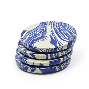 ชุดที่รองแก้วชาทำจากยางเรซินหรูหราของแท้100% ดีไซน์หรูหราสำหรับผู้ซื้อจำนวนมากในราคาลดพิเศษจากอินเดีย - Product Image 1