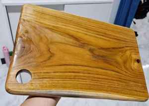 Planche à découper en bois de teck d'Indonésie, - Product Image 2