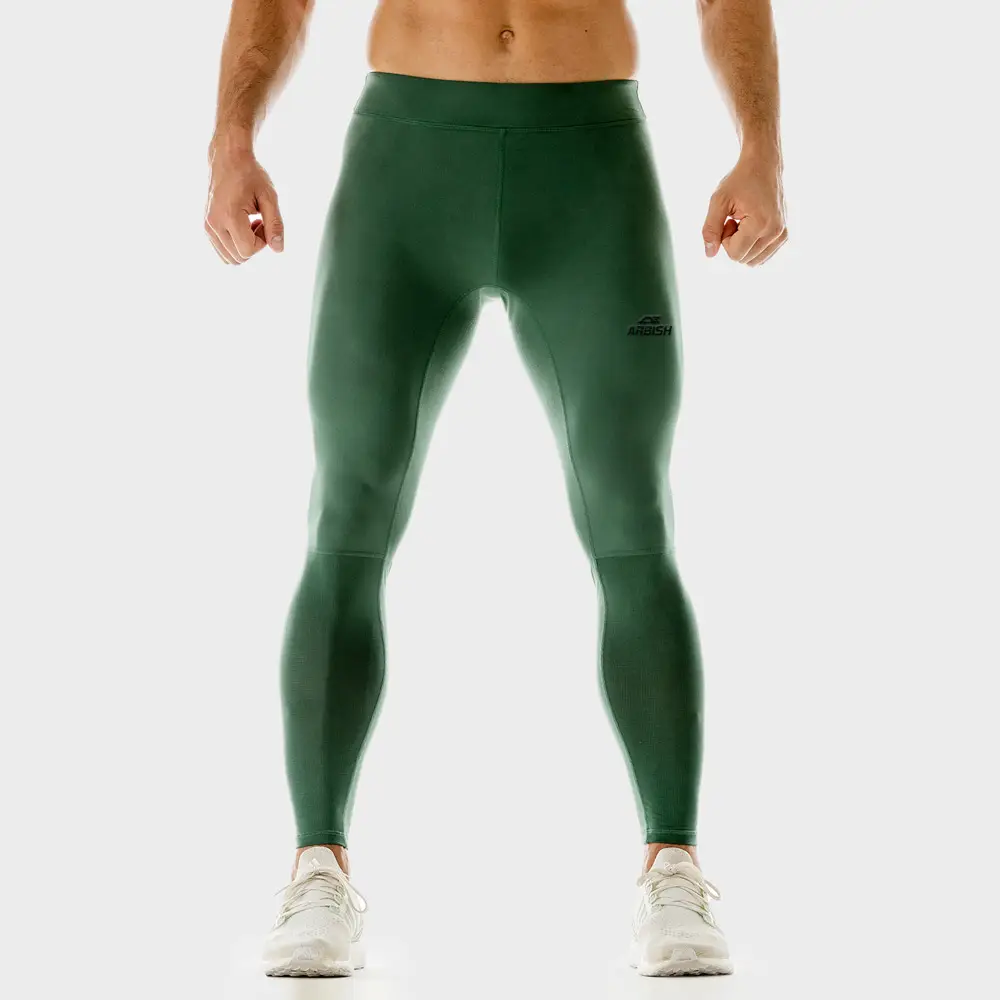 Collants de compression de gymnastique respirants pour hommes du Pakistan entraînement Fitness course hommes collants pantalons Service OEM vêtements de sport collants de gymnastique