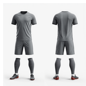 Club <b>Soccer</b> Uniform Breathable Jersey Shorts Kit for Team Practice Matches and Daily Sports Training - Product Image 1