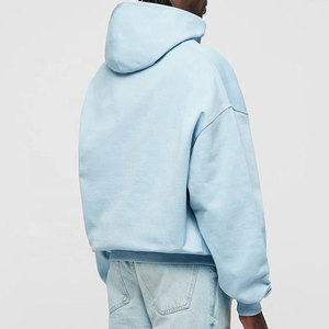 Nouveauté : sweats à capuche personnalisés pour hommes, respirants, basiques personnalisés, sweats à capuche en coton mélangé pour hommes en vente, fabriqués au Pakistan - Product Image 3