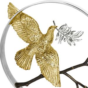 รูปปั้นโลหะสีดำหนาที่ได้แรงบันดาลใจจากธรรมชาติเครื่องประดับโต๊ะร่วมสมัยสำเนียงศิลปะที่สร้างสรรค์สำหรับบ้านที่มีสไตล์ - Product Image 2