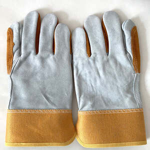 ถุงมือหนังแบบแยกประสิทธิภาพสูงทนทานเนื้อเรียบทนความร้อน - Product Image 6