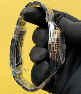 Classic Style White Roman Dial Stainless Steel Made Japanese Automatic Movement <b>Wrist</b> <b>Watch</b> Fashion Luxury Wear From India - Product Image 2