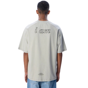 เสื้อยืดผู้ชายสีเทาทรงหลวม ผ้าฝ้าย 100% สไตล์วินเทจ ลำลอง สตรีทแวร์ เนื้อผ้านุ่ม ระบายอากาศดี เหมาะสำหรับใส่ในชีวิตประจำวันในเมือง - Product Image 5