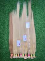 100% cuticule naturelle non traitée intacte cheveux d'un seul donneur 613 cheveux en vrac blonds de qualité supérieure cheveux mélangés à un seul donneur