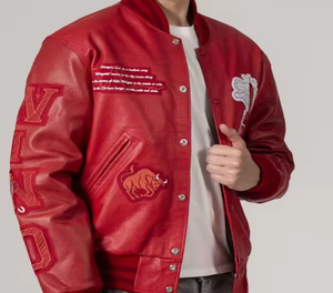 แจ็กเก็ตสำหรับผู้ชายคุณภาพระดับพรีเมียมบางเฉียบพิมพ์ลายหนังทุกสภาพอากาศออกแบบได้ตามต้องการ - Product Image 4