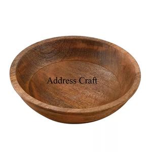 Cuenco de madera de último diseño, pegatina esmaltada decorativa, cuenco para servir, frutero, hogar, Hotel, restaurante, vajilla, utensilios de cocina - Product Image 6