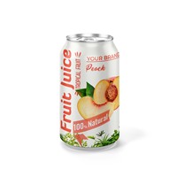 Sap Drank 330Ml Aangepaste Label Beschikbaar Tropische Smaken: Passievrucht, Mangosteen, Mango, Sinaasappel, Appel