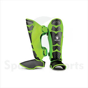 Protège-tibias de boxe en cuir de haute qualité, personnalisés, pour entraînement professionnel, Muay Thai, MMA, Kick Boxing – Meilleure vente - Product Image 4