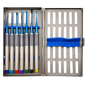 Kit d'examen dentaire de 3 pièces, 1 pince à épiler, 1 poignée de miroir et 1 sonde Kit d'hygiène Kit d'étudiant Instruments dentaires - Product Image 3