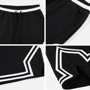 Short de basket-ball vierge personnalisé pantalon Streetwear coton français éponge été Sweat Shorts pour hommes CausalDDP expédition - Product Image 4