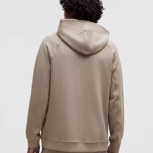 เสื้อฮู้ดดี้ผู้ชาย MOVETEXTILE Basics พิมพ์ลายตามสั่ง ผ้าฝ้ายเนื้อหนา 100% ทรงบ็อกซี่ โอเวอร์ไซส์ ความยาวปกติ ปักลาย - Product Image 3