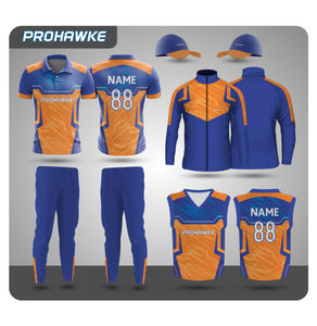 Maillot et pantalon de sport de cricket de haute qualité avec logo du nom de l'équipe et couleur préférée - Product Image 1