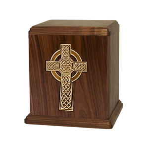 Venta caliente estilo americano hecho a mano de madera urnas de cremación moderno funerario urnas decorativas para hombre mujer a bajo precio - Product Image 1