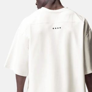 Personnalisable 100% coton hommes grande taille T-Shirt lourd 280gsm surdimensionné imprimé brodé plaine T-Shirt Slim conception vierge - Product Image 4